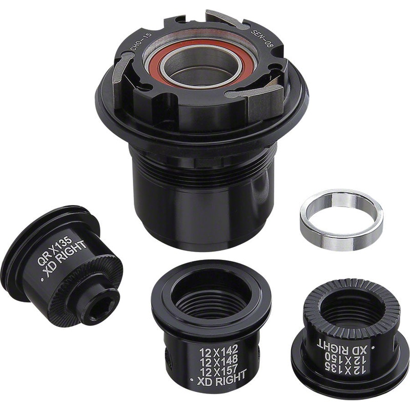 Spank Alloy XD Freehub Body, including 2 bearings and endcaps for 12mm axles, for Oozy and Spike hubs