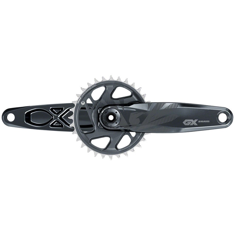 SRAM GX Eagle Boost Crankset – 165mm, 12-Speed, 32t, Direct Mount, DUB Spindle Interface, Lunar, 52mm Chainline