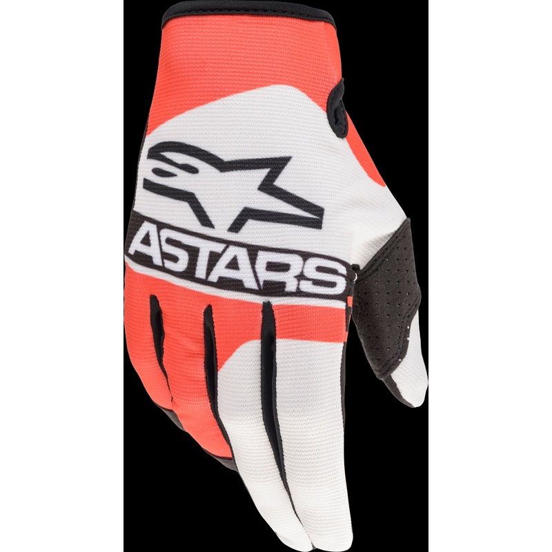 ALPINESTARS Radar Gloves Off White/Fluorescent Red/Blue Medium