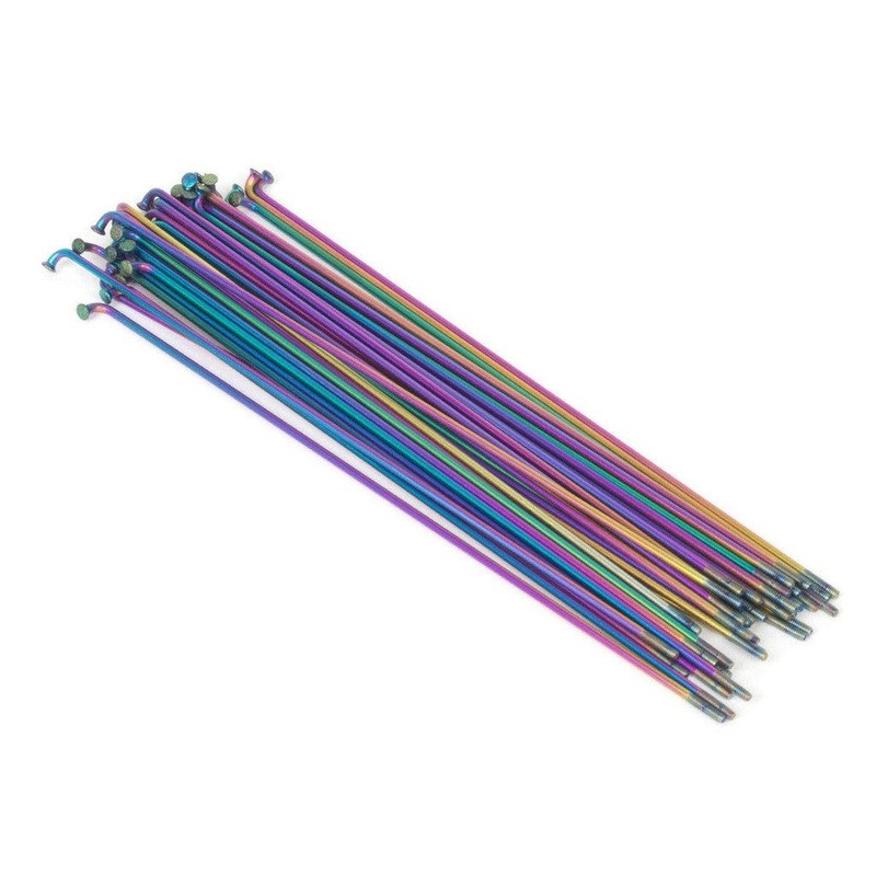 DRS Titanium Spoke (Each) Rainbow 180mm