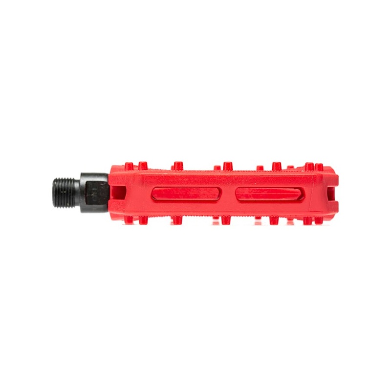Eclat Slash Platform Pedals Body: Nylon Spindle: Cr-Mo 9/16” Red Pair
