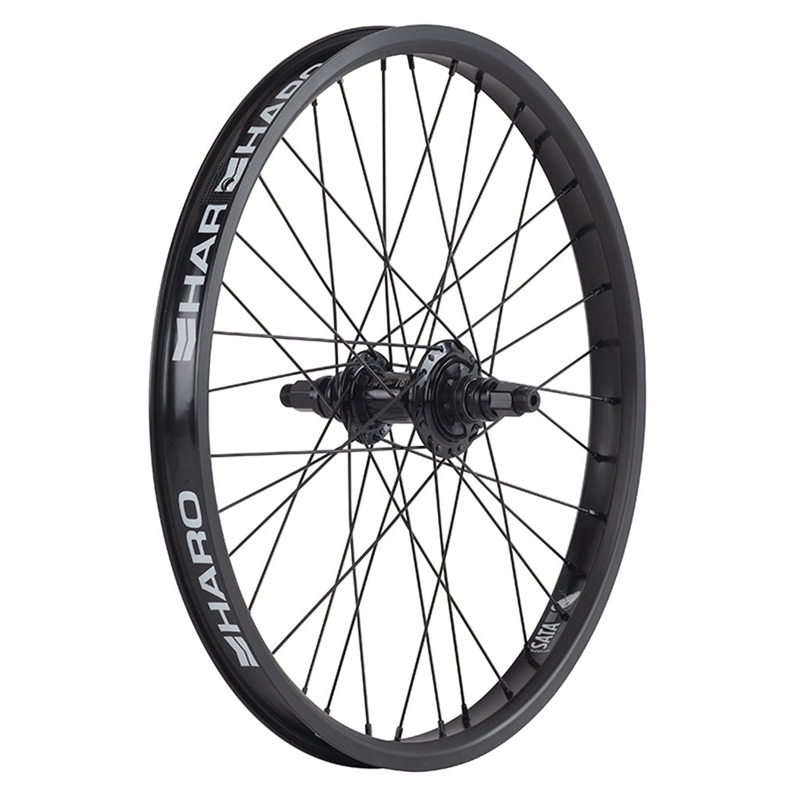 Haro Sata BMX Freestyle Wheel-Rear-20″ Black