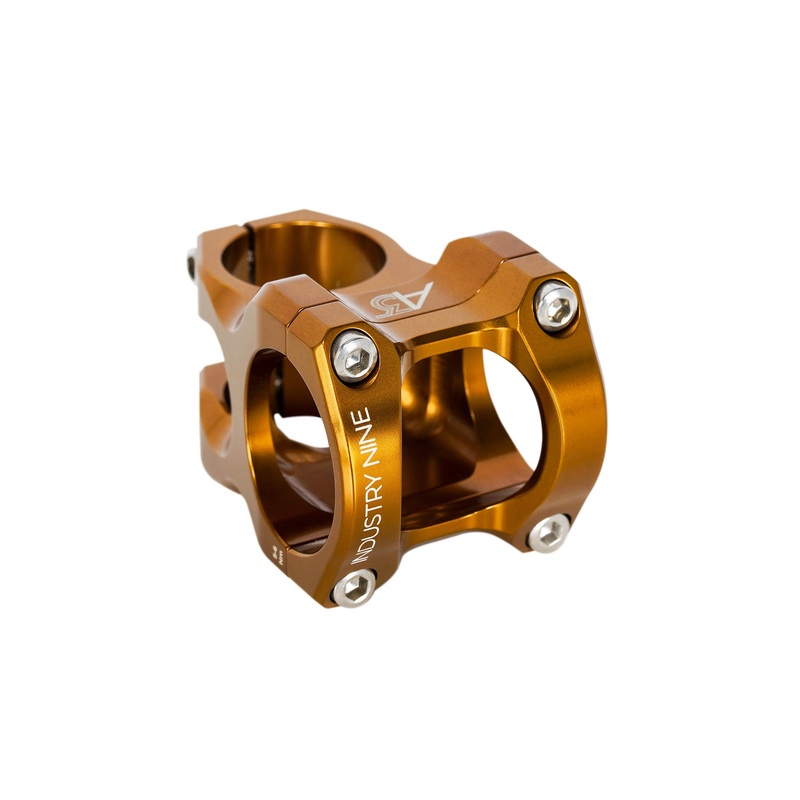 Industry Nine A318 Limited Edition Bronze Aluminum Stem 31.8mm Clamp Bronze 30mm