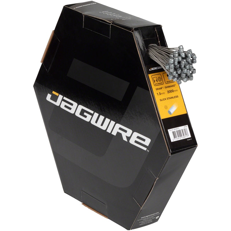 Jagwire Sport Brake Cable 1.5x2000mm Slick Stainless SRAM/Shimano MTB, Box of 100