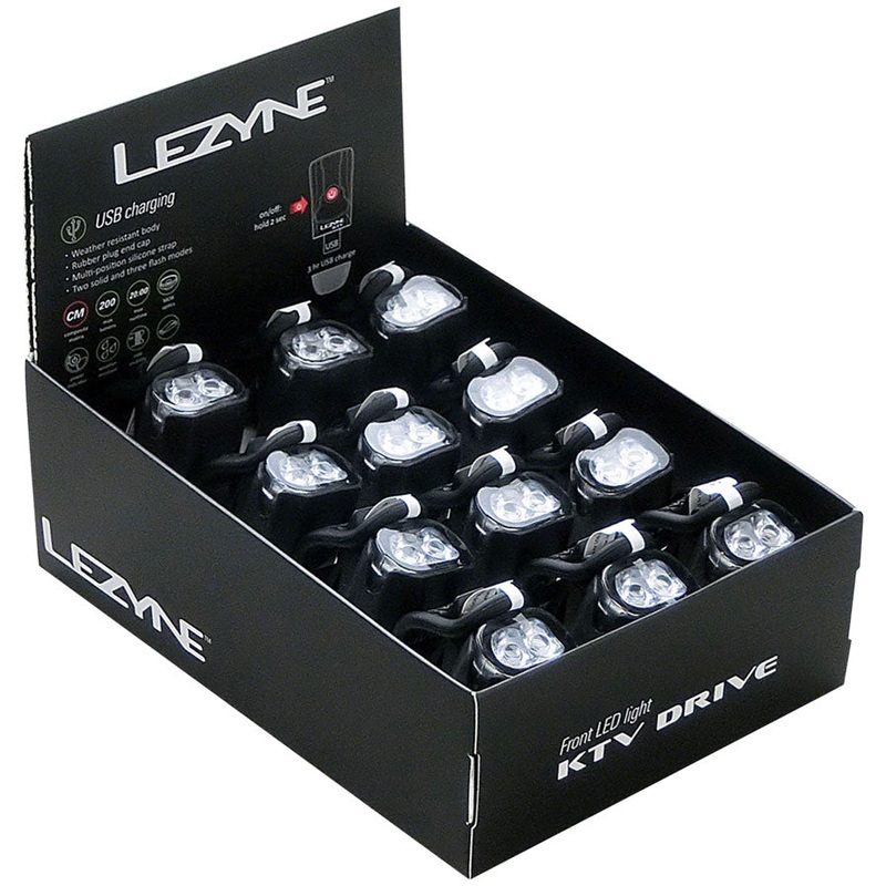 Lezyne LED KTV Headlight – Box 12 Black