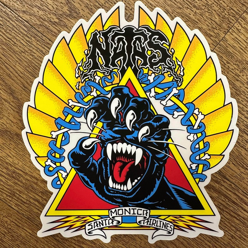 Santa Cruz Natas Screaming Panther Sticker 5.25″