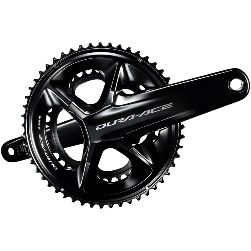 Shimano Dura-Ace FC-R9200 Crankset – 172.5mm, 12-Speed, 52/36t, Hollowtech II Spindle Interface, Black