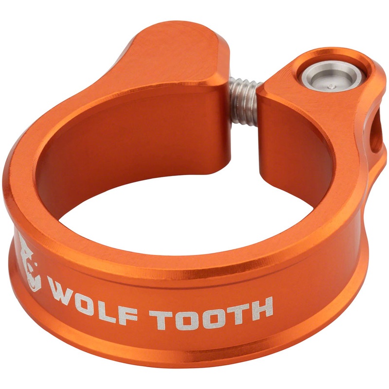 Wolf Tooth Seatpost Clamp – 29.8mm Bolt-On Orange
