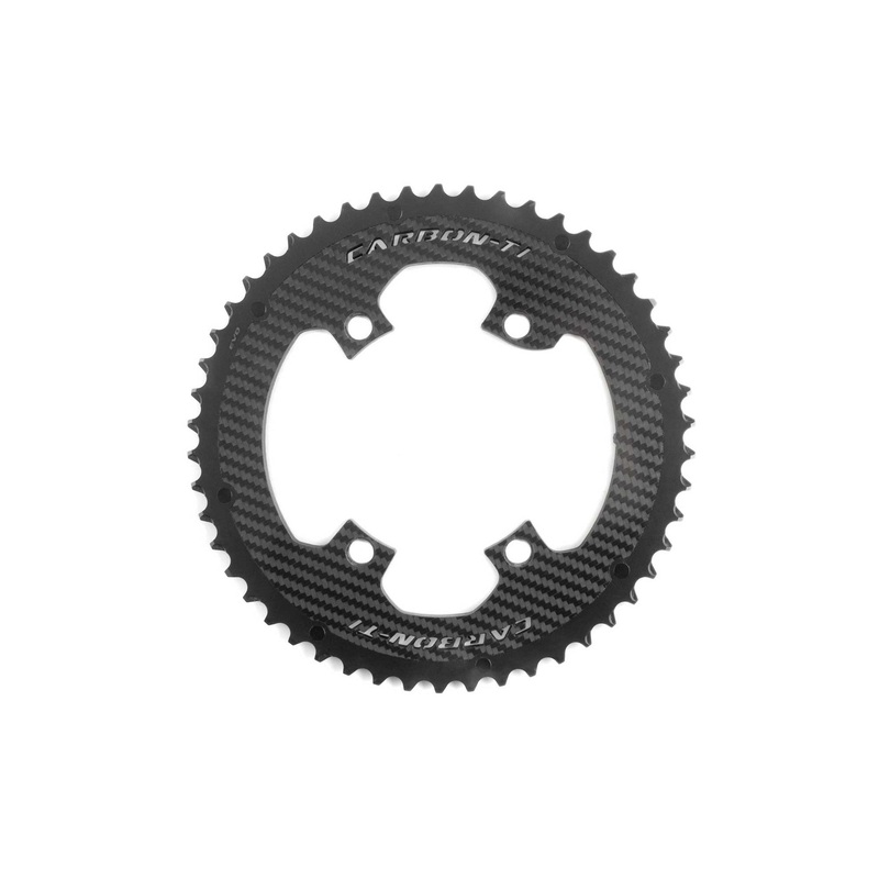 Carbon-Ti X-CarbonRing EVO Outer Chainring DA9100 110×4 50t Black