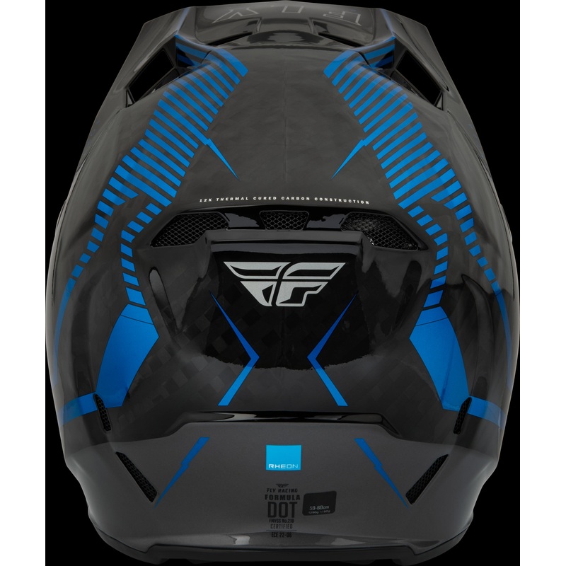 FLY RACING Formula Carbon Tracer Helmet Blue/Black Xs