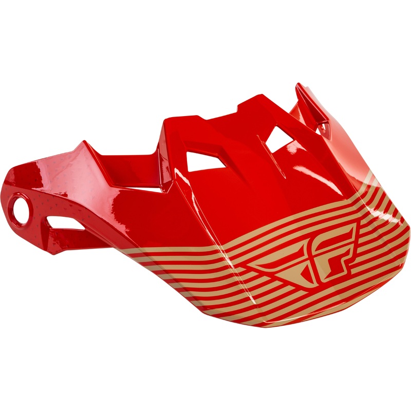 FLY RACING Formula Cc Primary Helmet Visor Red/Khaki Xl-2x