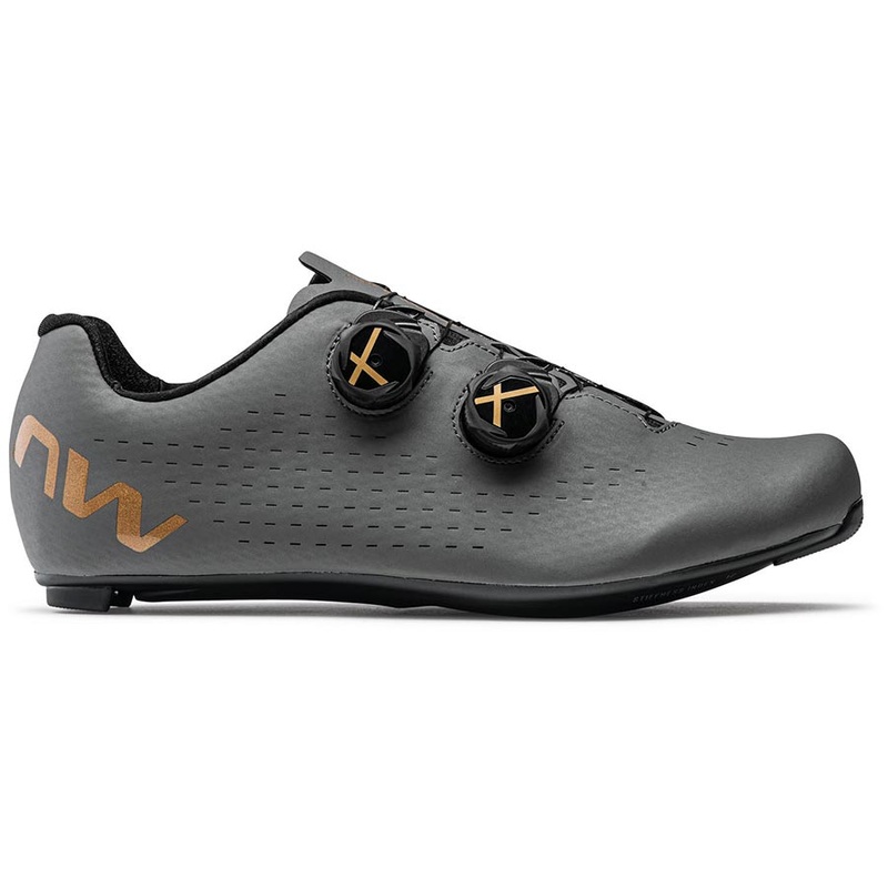 Northwave Revolution 3 Road Shoes Grey/Gold 44
