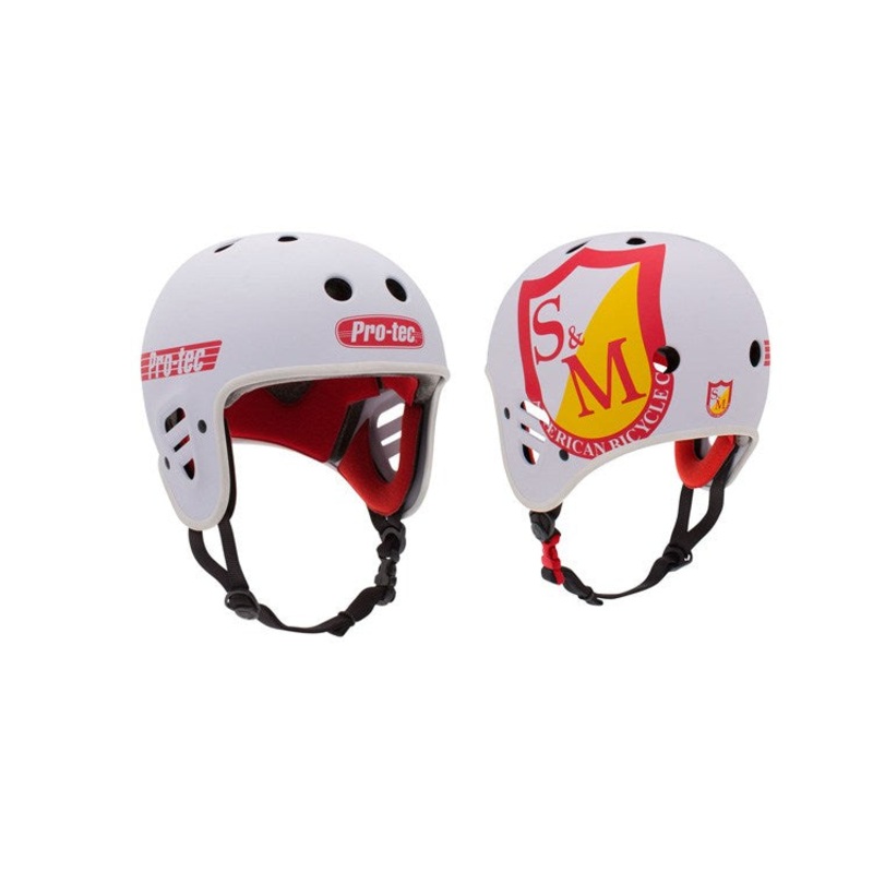 S&M Pro-Tec Full Cut Certified Helmet White Adult X-Small