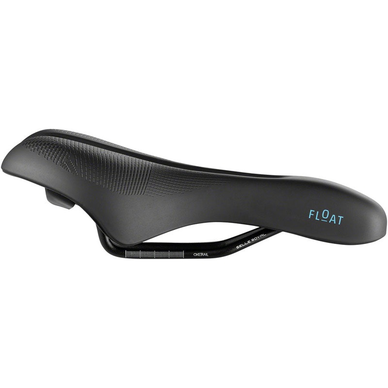 Selle Royal Float Saddle – Steel, Black, Athletic