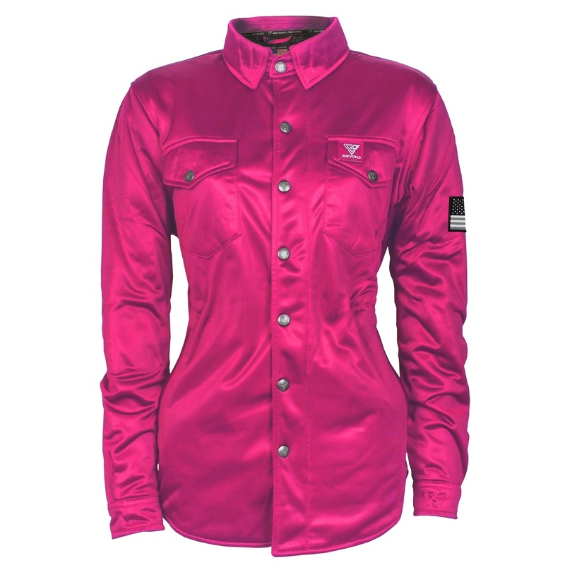 Ultra Protective Shirt for Women – Pink Solid with Pads Pink Solid XXS