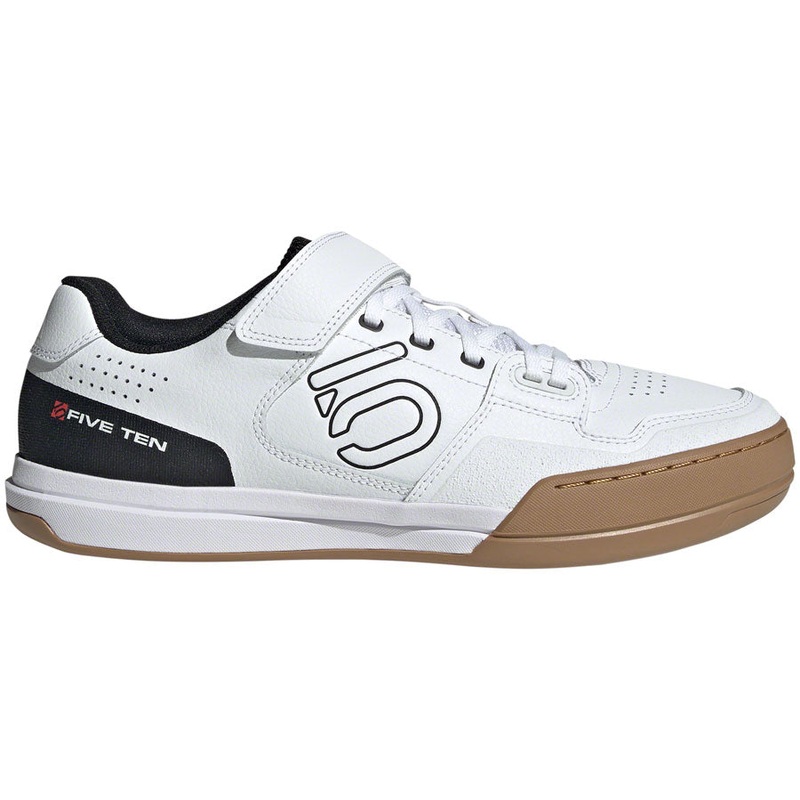 Five Ten Hellcat Mountain Clipless Shoes – Mens FTWR White/Core BLK/Red 9.5