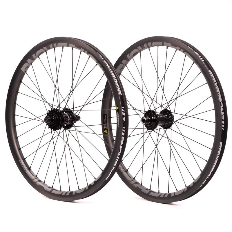 Stay Strong Carbon Reactiv 2 24″ Cruiser Disc Race Wheelset – Carbon/ 24×1.75″ Pink