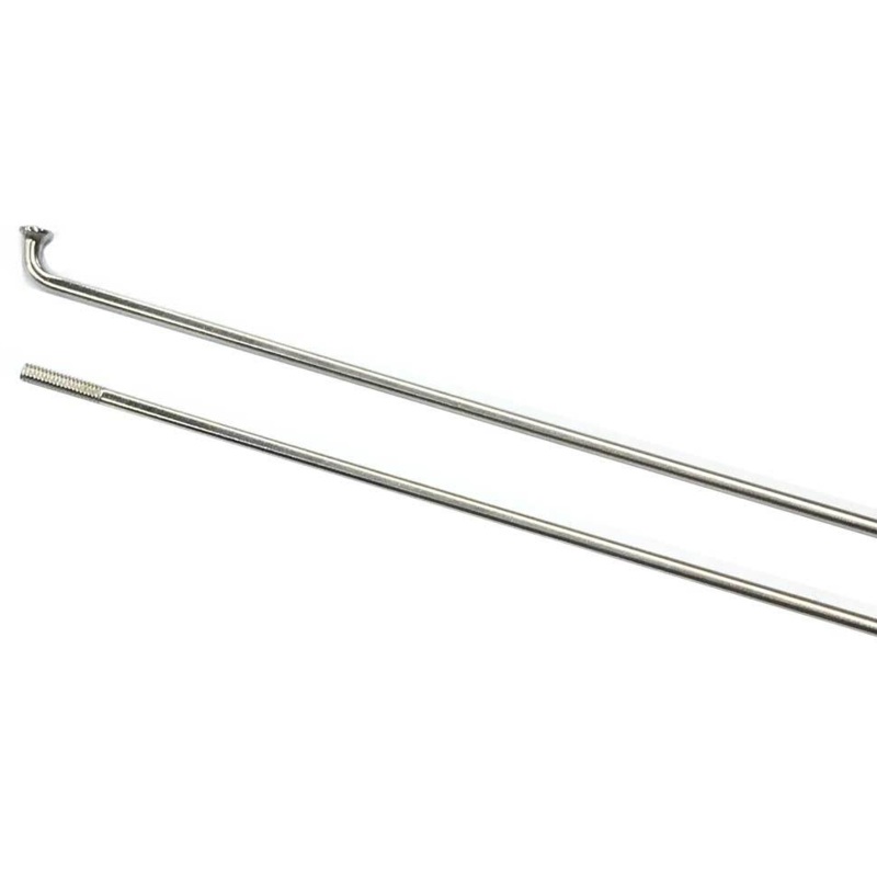 USA BRAND STAINLESS STEEL SPOKE FOR 22″ WHEELS (POLISHED) Polished – 202mm No Nipple Needed