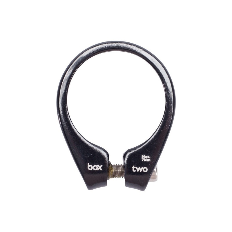 BOX TWO FIXED SEAT CLAMP 25.4MM BLACK
