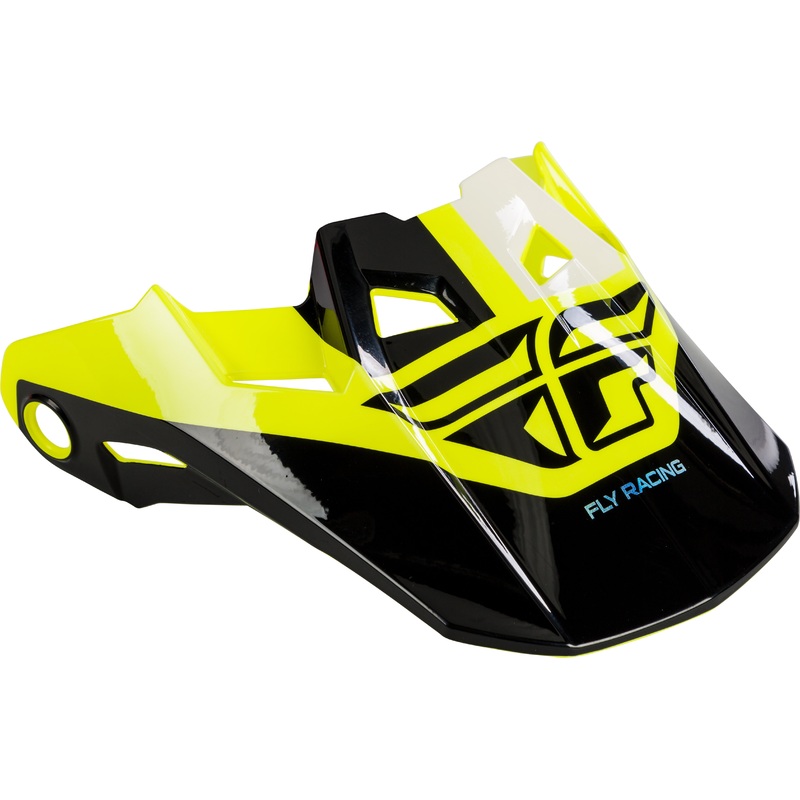 FLY RACING Formula Visor Black/Hi-Vis Xl-2x