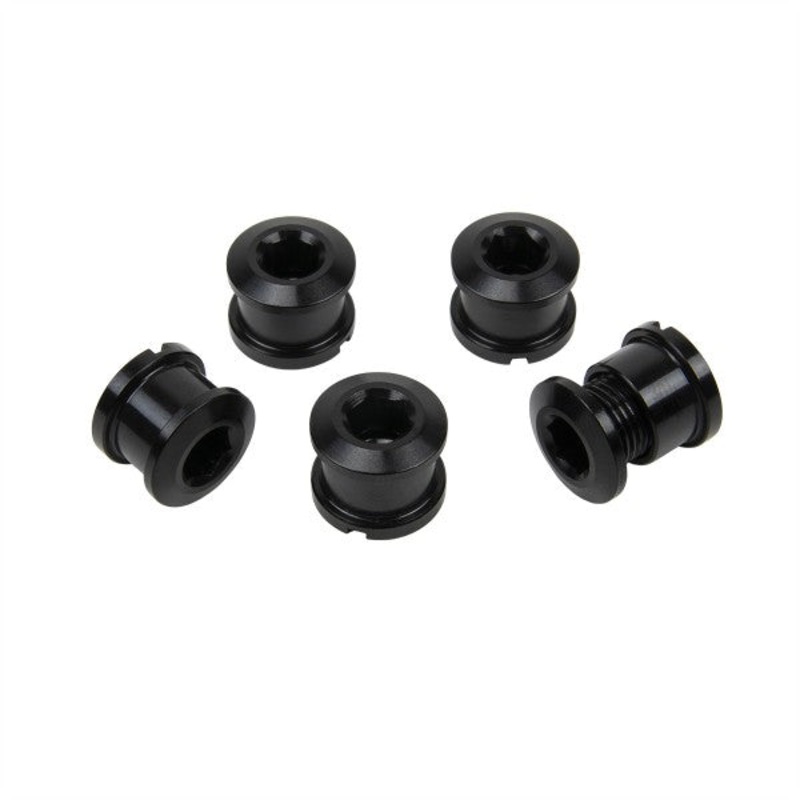 Pack 5 Chainring Bolts Insight 8.5x4mm Alu Black