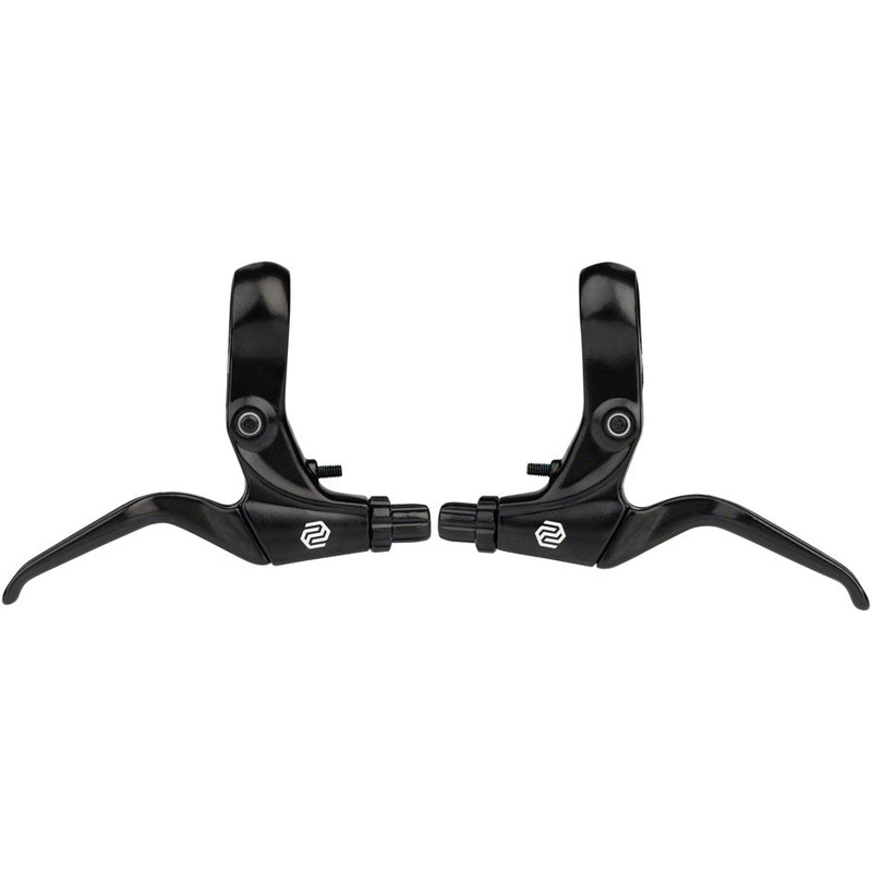 Promax FS-378 Brake Lever Set – Short Pull 2-Finger Tooled Reach Adjust For U Caliper Brakes BLK