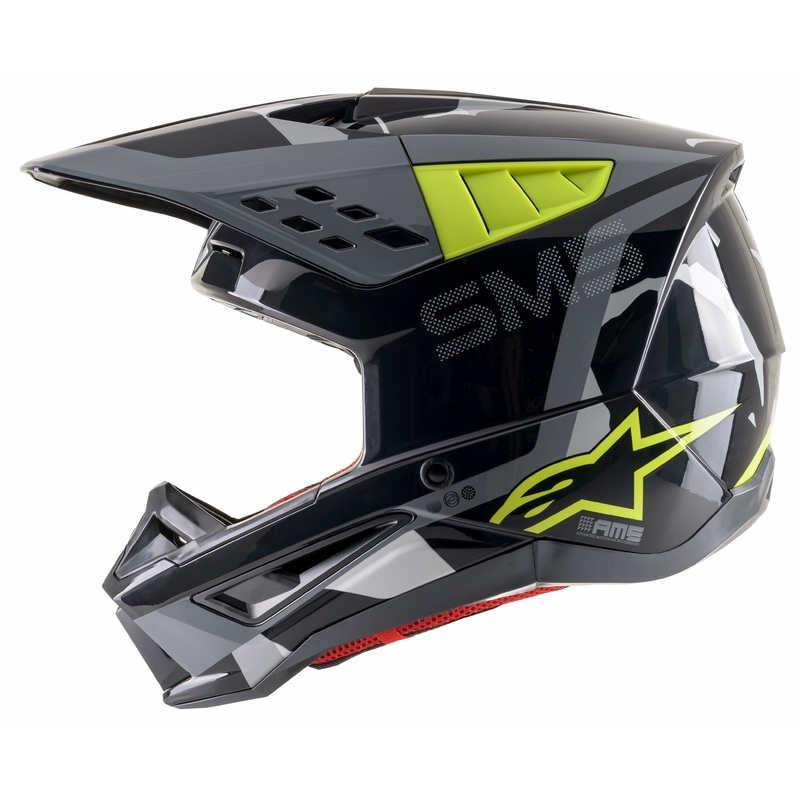 ALPINESTARS S-M5 Helmet Anthracite/Fluorescent Yellow/Camo Medium