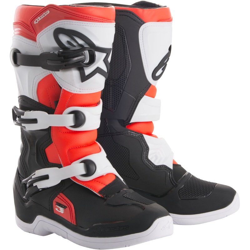 ALPINESTARS Tech 3s Boots Black/White/Red 5