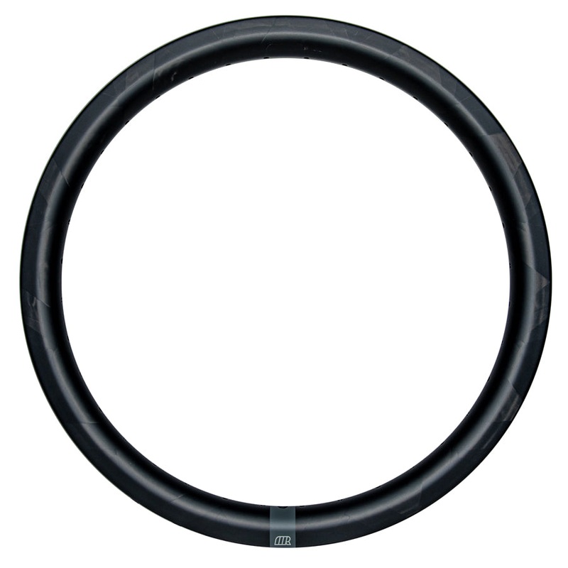 Michram OWT Carbon Rim Plain Logo (28 Hole) Black/Grey 28 Hole Non-Braking
