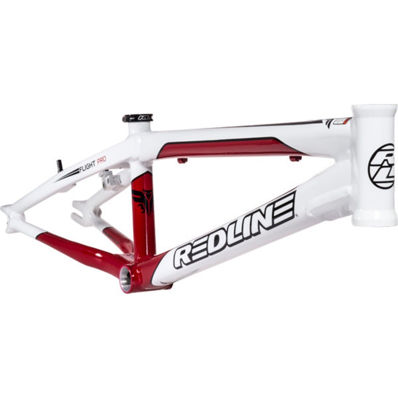 Redline 2012 Flight R6 BMX Frame-White/Red Expert
