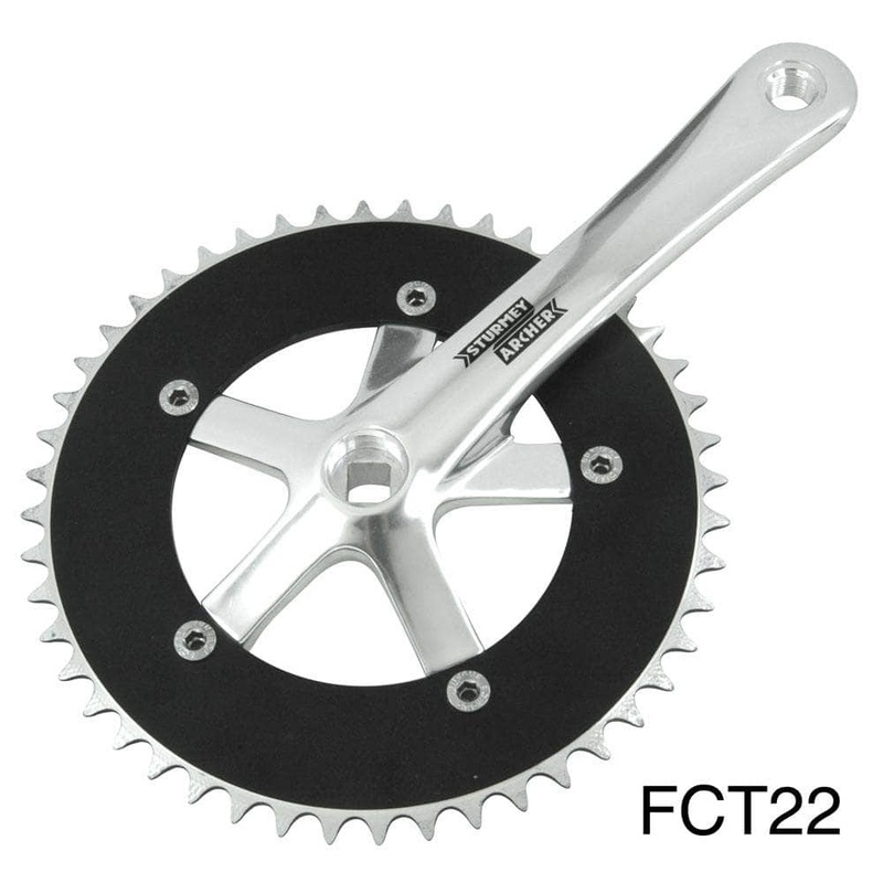 Sturmey Archer FCT22 Series Square Taper Cranks Black 170mm