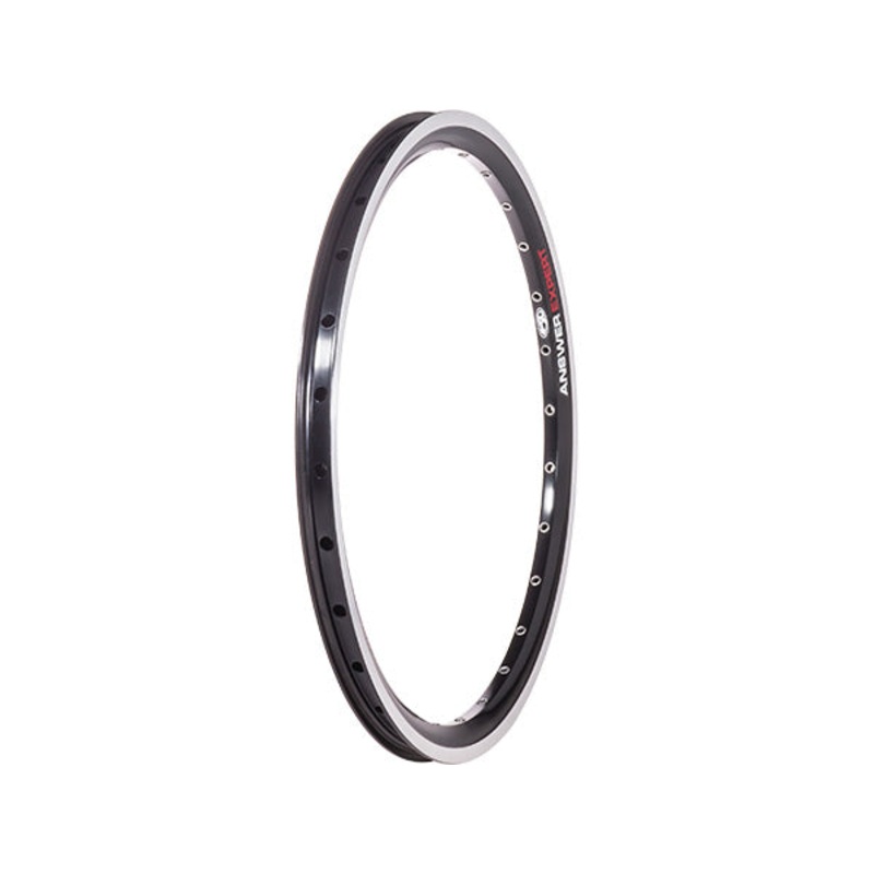 Answer Alumilite Expert Rim-Rear-28H-24×1.50″ Black