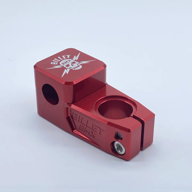 Billet Skull Stem 53mm Red