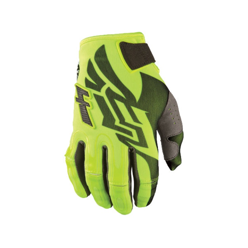 Fly Racing 2013 Kinetic Gloves-Yellow/Black Youth X-Small (3)