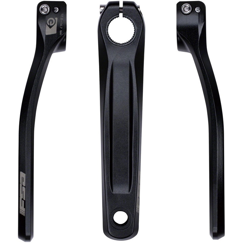 Full Speed Ahead CK-751 Shimano STEPS E8000/E7000/E6100 Ebike Crank Arm Set – 170mm S spline Bolts BLK