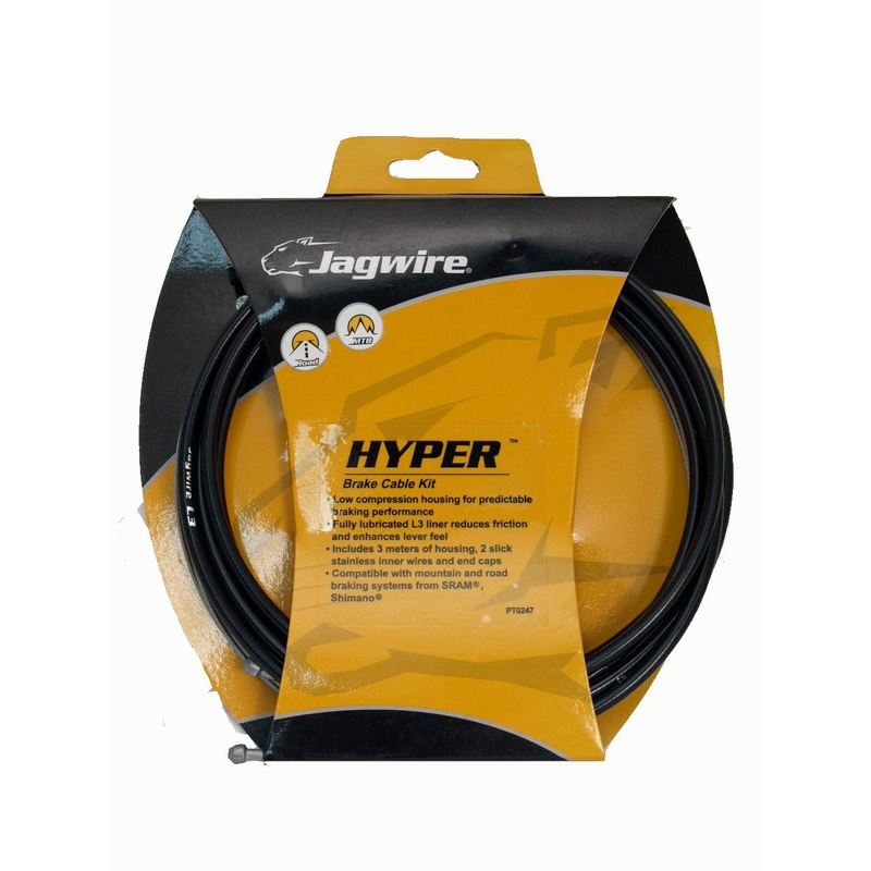 Jagwire Hyper Universal Sport Brake Cable Kit Complete Housing Road or Mountain