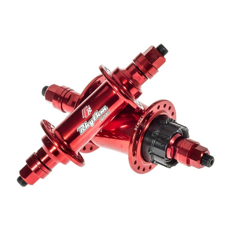 Crupi Rhythm Section Pro Cassette BMX Hub-Red-36H 10mm