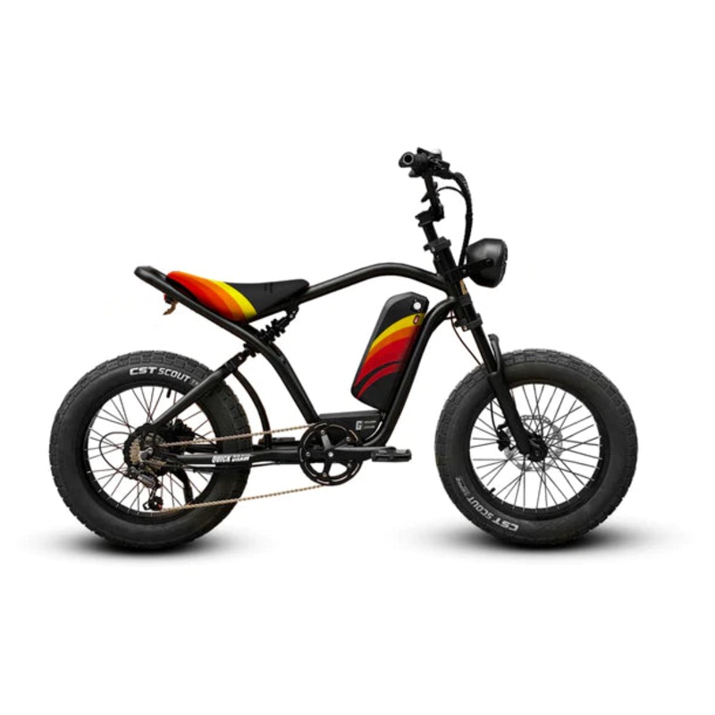 Golden Cycles Quickdraw Ebike Black Matte – PRE-ORDER 9-27-24