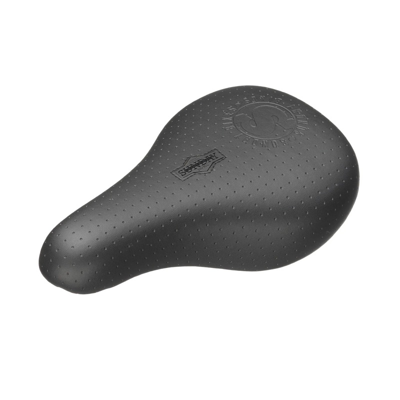 Sunday S Badge bmx seat Black Vinyl