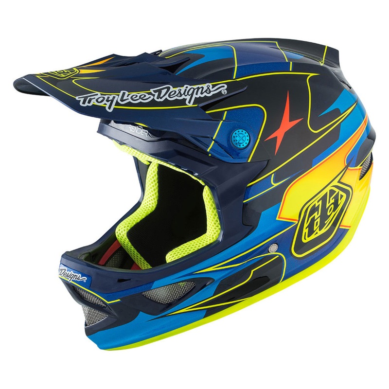Troy Lee D3 Carbon MIPS Helmet-Render Blue X-Small