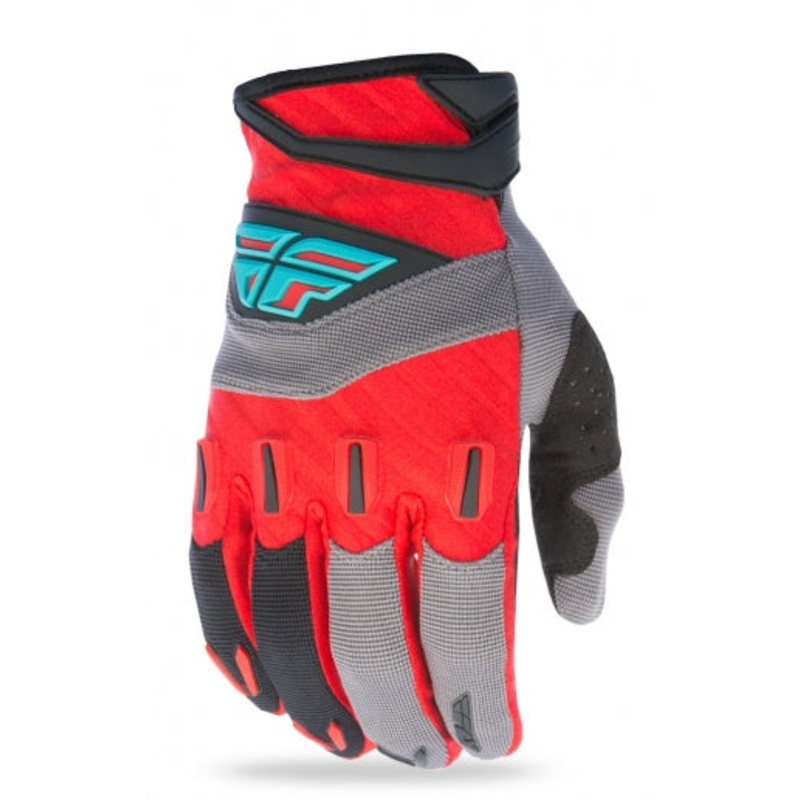Fly Racing 2017 F-16 Gloves-Red/Black/Gray Youth XXX-Small (1)