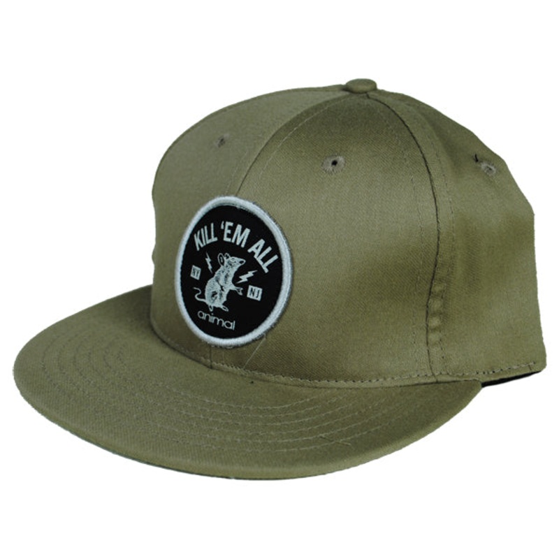 Animal Kill’em All Snapback Hat-Tan