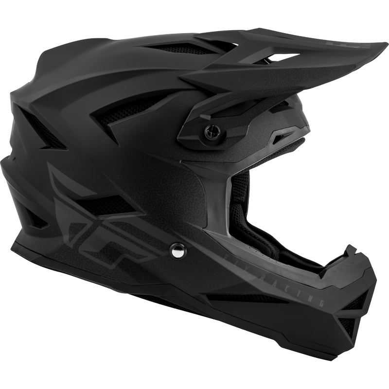 FLY RACING Default Helmet Matte Black/Grey Sm