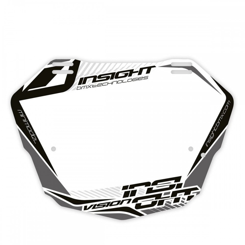 Insight V2 BMX Mini Number Plate – Black