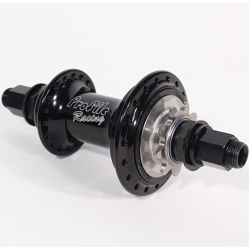 Profile Elite Cassette Hub RHD/LHD (Black) 9t Chromoly RHD 3/8″ Female Chromoly Axle
