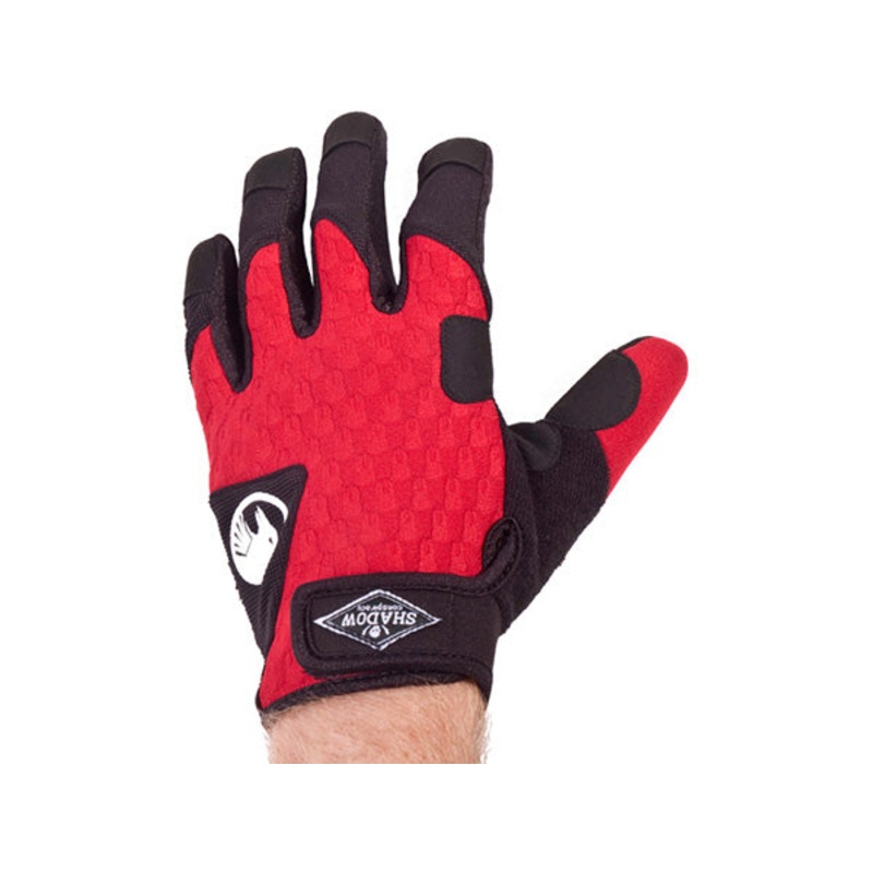 Shadow Conspiracy Local BMX Race Gloves-Red Adult Large