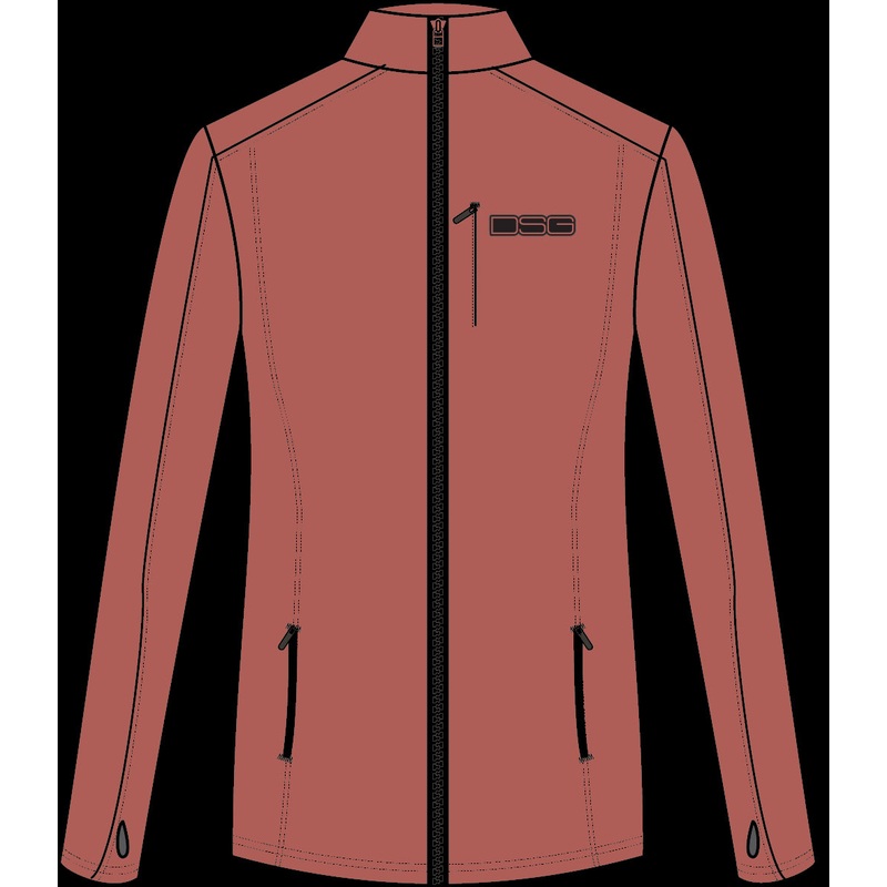 DSG Performance Fleece Zip Up Terracotta Lg Terracotta Large