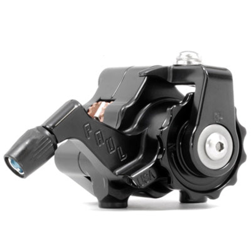 Paul,Brake,Disc,Klamper,Blk Short Pull,Flat Mount Klamper Flat Mount Caliper  Brakes NA Black