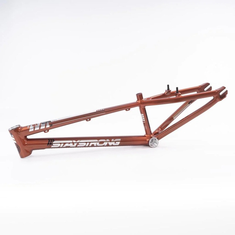 Stay Strong For Life V4 Alloy BMX Race Frame-Copper V-brake version Junior