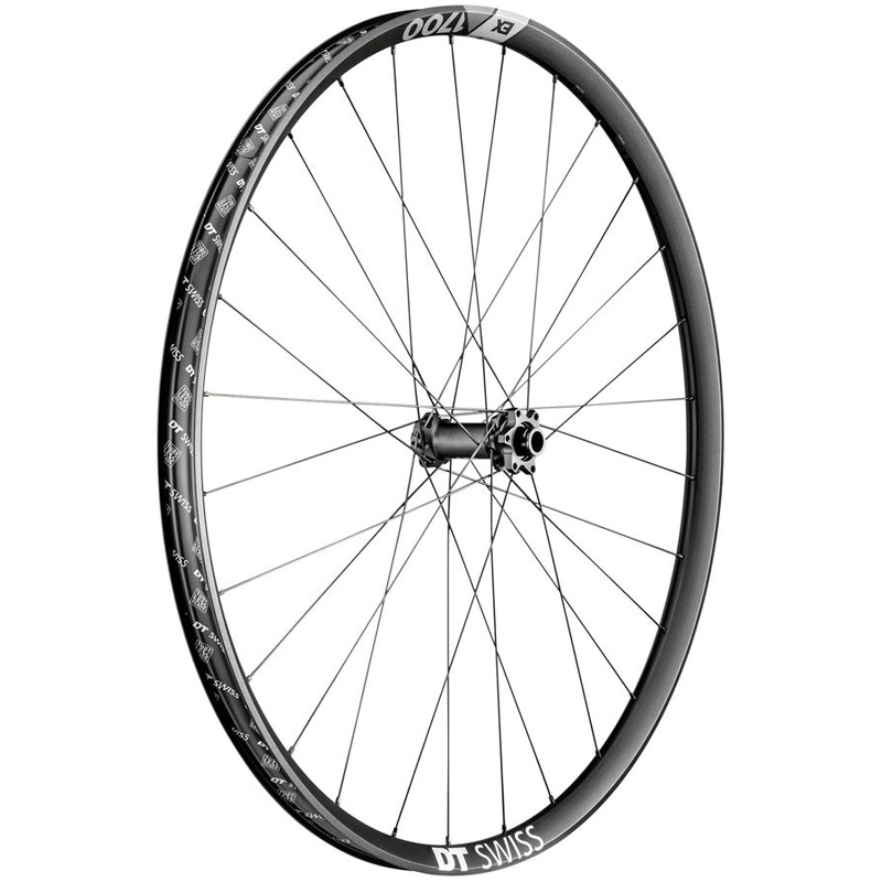 DT Swiss EX 1700 SPLINE Front Wheel – 27.5″, 15 x 110mm Boost, 6-Bolt, Black